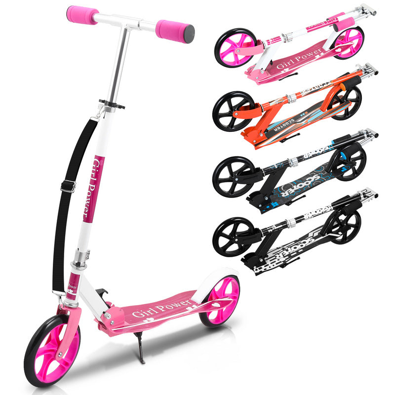 BMOT Kinderroller Tretroller Cityroller Klappbar Scooter Höhenverstellbar