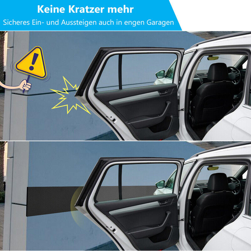Hochwertiger Türkantenschutz Autotür Kantenschutz Auto Schwarz